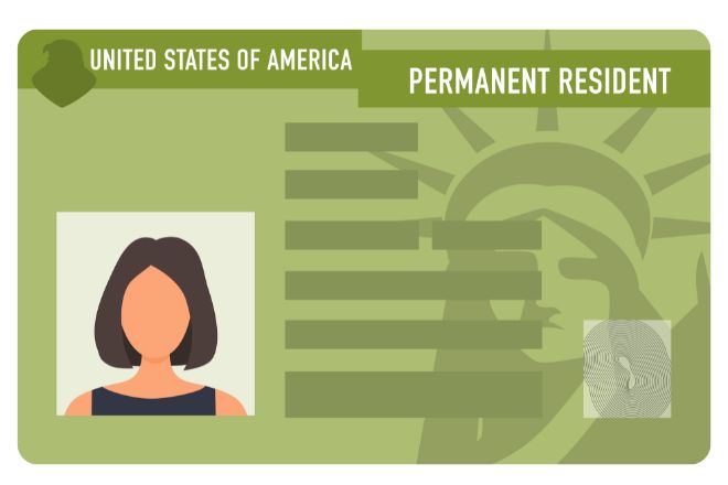 Sample USA ID card Real ID